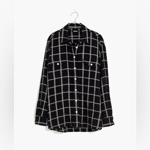 Madewell shirt in windowpane